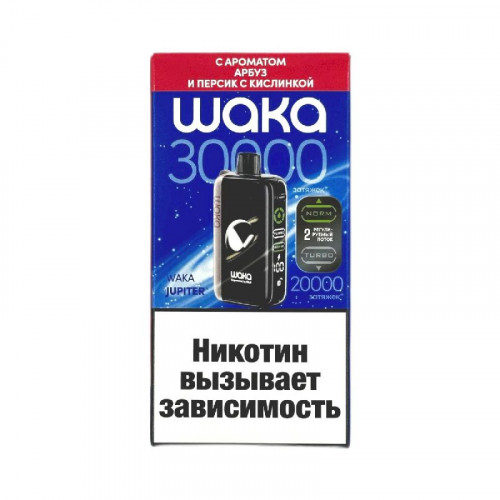 WAKA Jupiter DM 30000 - Арбуз и Персик с Кислинкой
